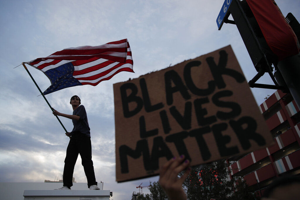 APTOPIX Minneapolis Police Death Protest Nevada